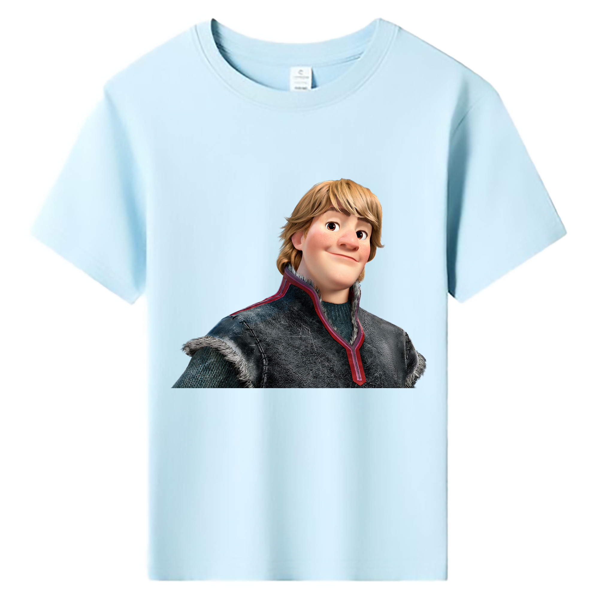 （画像用） アナと雪の女王 アンナ エルサ Frozen Anna Elsa 綿100％キッズTシャツ（フロントプリント）